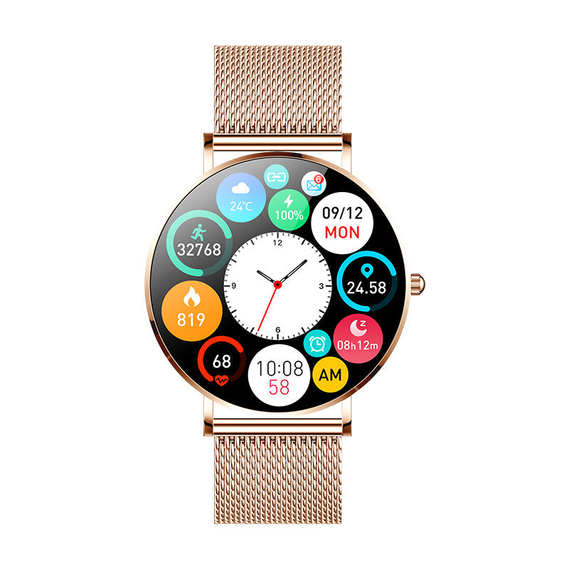 FASHION STYLE SMART WATCHES Fashion Sports Watch Mobile Phone Ultra-thin Heart Rate Blood Pressure Waterproof Smart Watch