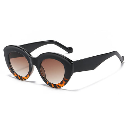Fashionable Wide-brimmed Cat-eye Sunglasses, New INS Retro Sunglasses, Export Trendy Street Style Sunglasses 5080