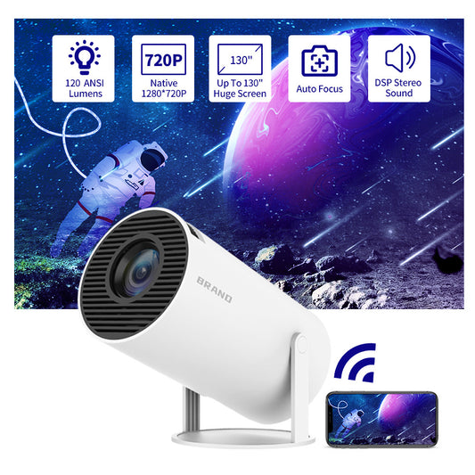 PORTABLE PROJECTOR -Projector HY300 Small Home Mini Portable Dual-band WiFi HD Projector 720P