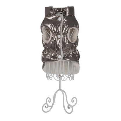 Pet Clothes Windproof Jacket Dog Clothes Printed Cotton Clothing Fashion Big Flower Jacket Tide Brand Baseball Jersey