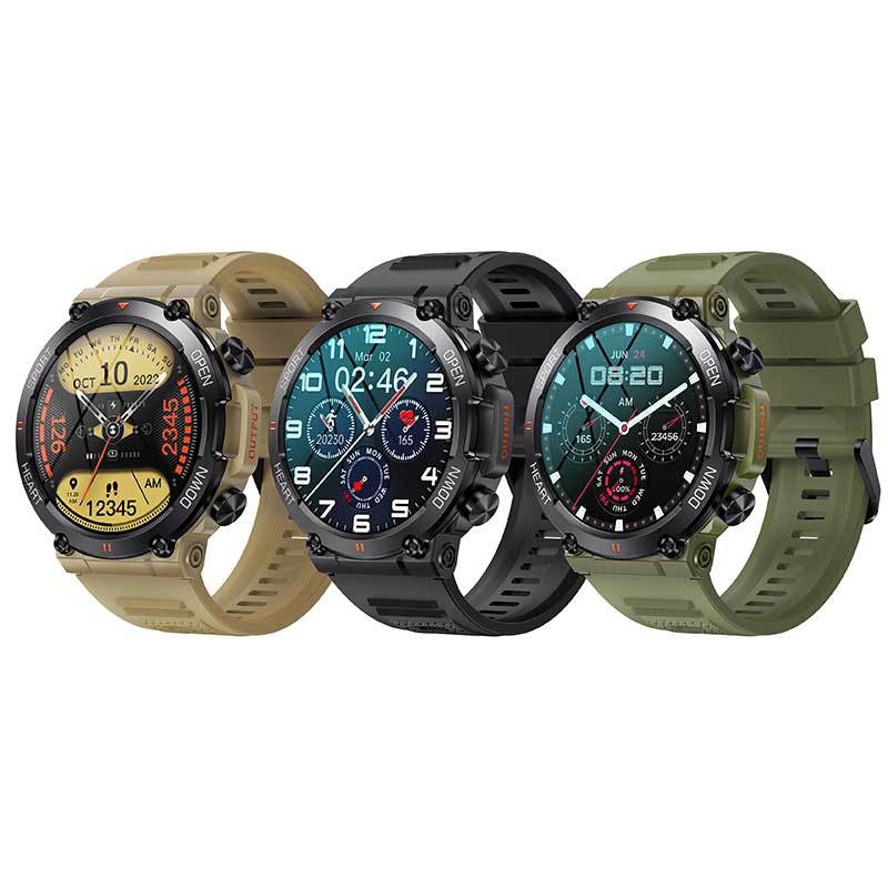 SMART WATCH - Three-proof Smart Watch Music Weather 1.39-inch Heart Rate Blood Pressure Blood Oxygen Bluetooth Call Bracelet