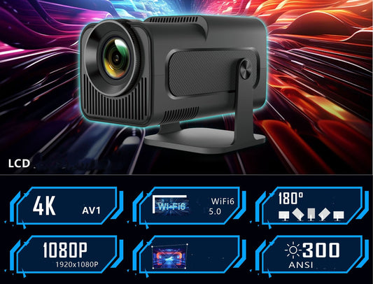 HOT ITEM! PORTABLE PROJECTOR Hot HY320 Projector Home Home Theater Entertainment Portable Projector HD 1080p Foreign Trade Model