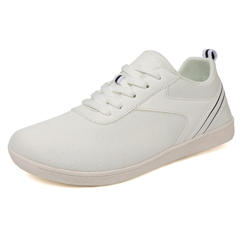 Women's Sports Casual Shoes Breathable Soft Bottom Couple Flying Woven Flat Foot Comfortable Walking Shoes