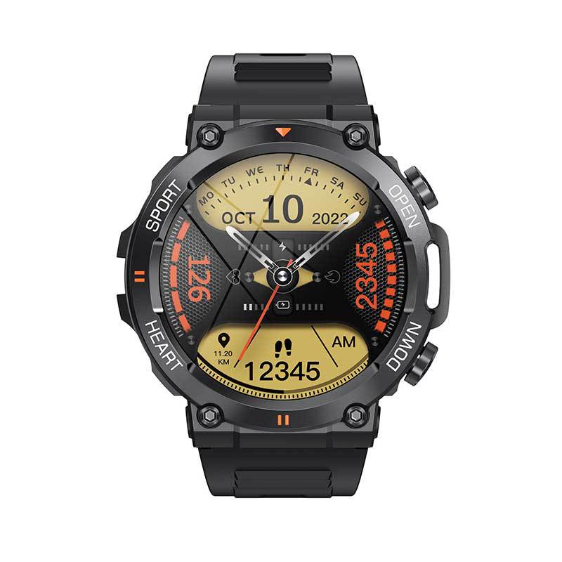 SMART WATCH - Three-proof Smart Watch Music Weather 1.39-inch Heart Rate Blood Pressure Blood Oxygen Bluetooth Call Bracelet