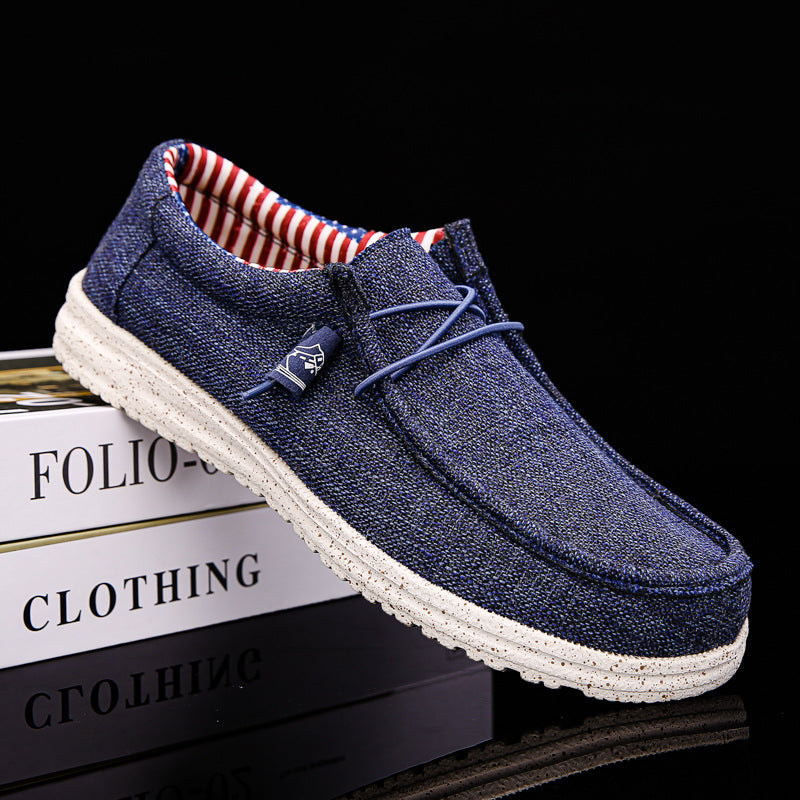Styles Men's Casual Shoes large-sized European and American fashion casual shoes for men, loafers, sailboats, cloth shoes, lazy shoes, and trendy men's shoes