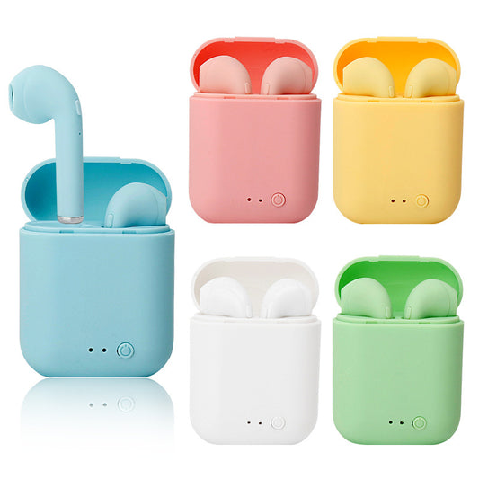 AIR EARBUDS HEADPHONES Macaron Headset Tws Bluetooth Headset Binaural Stereo Motion 5.0 Wireless Headset