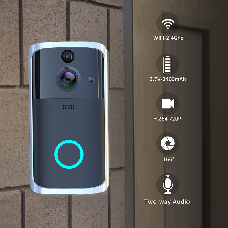 VIDEO DOORBELL  CAMERA Wireless HD Visual WIFI Smart Doorbell Infrared Night Vision Remote Home Doorbell Monitoring Intercom Doorbell