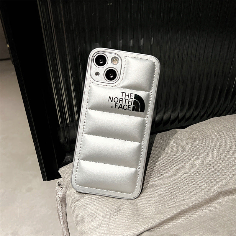 Tide Brand Down Jacket Suitable For Iphone13promax Apple 12 Mobile Phone Shell 11 New Xr Female X Male Tide Autumn And Winter