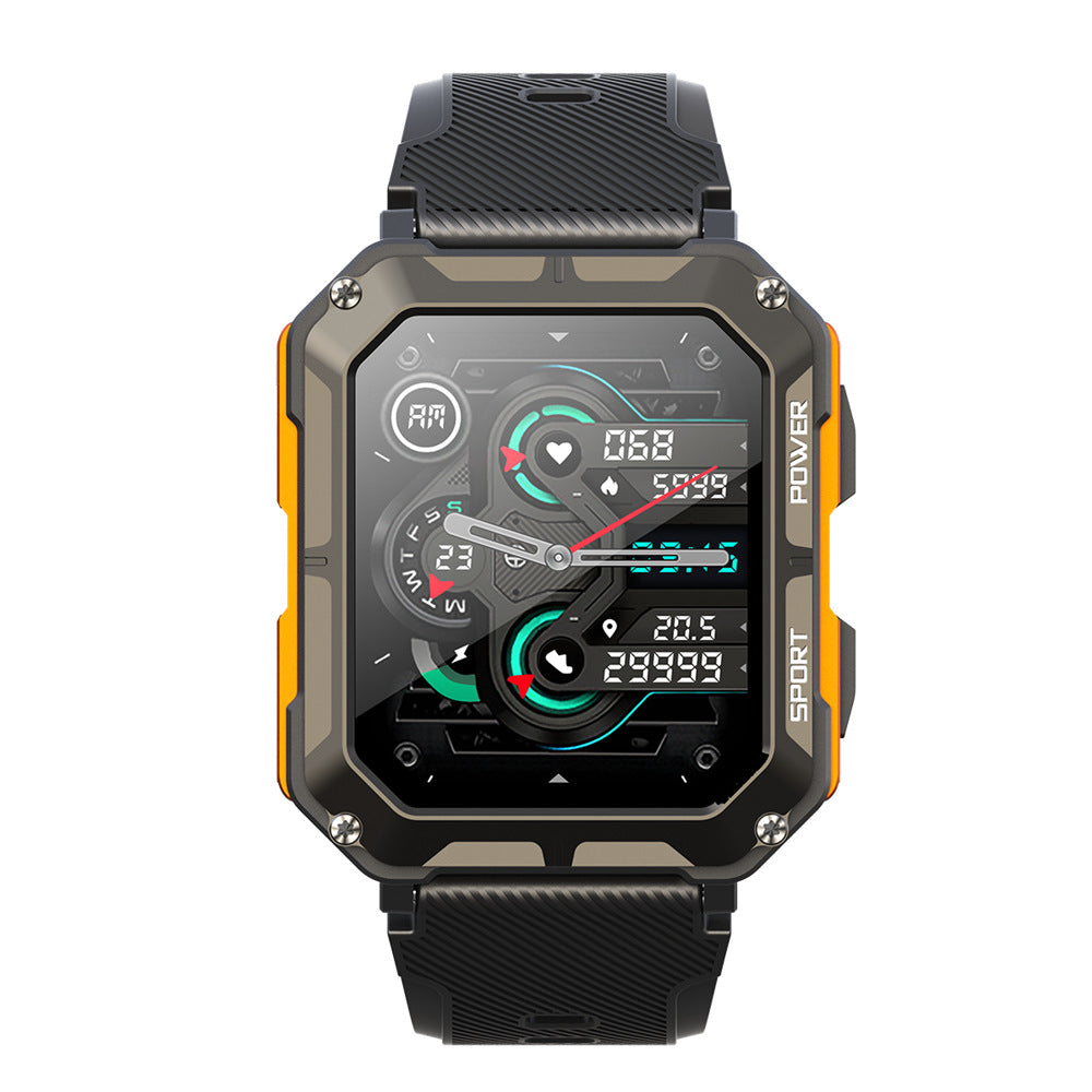 C20pro Smart Watch Bluetooth Call Sport Heart Rate Pressure Waterproof Long Battery Life Digital Computer Accessories