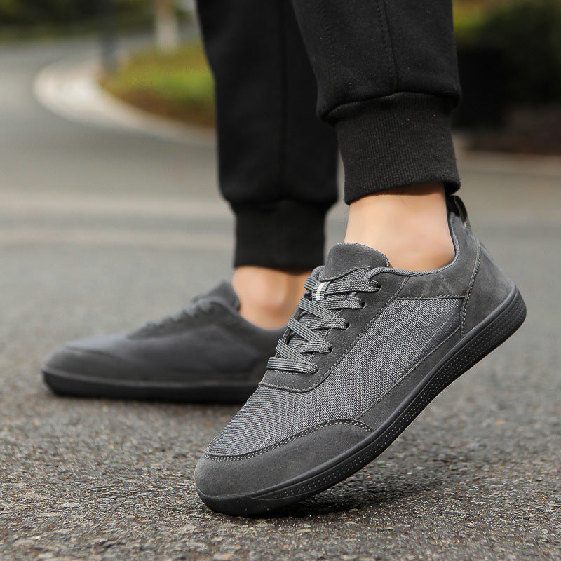 Sports And Casual Shoes For Couples, Outdoor Flying Woven Wide-head Walking Shoes, Breathable Non-slip Training Shoes