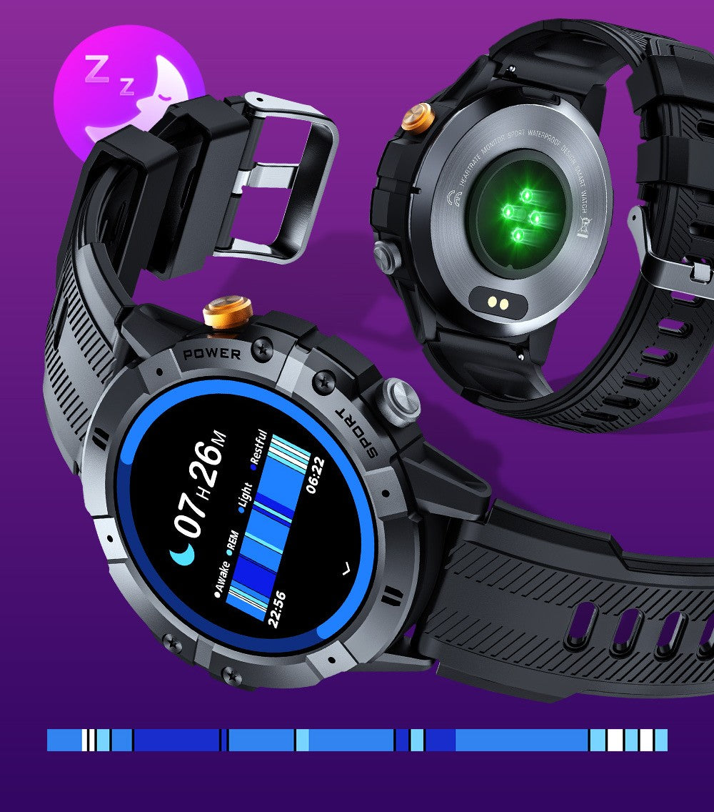 New C29 Bluetooth Call Smart Watch Outdoor Three-proof Blood Pressure Sports 1.52inch Round Screen Mens Watch
