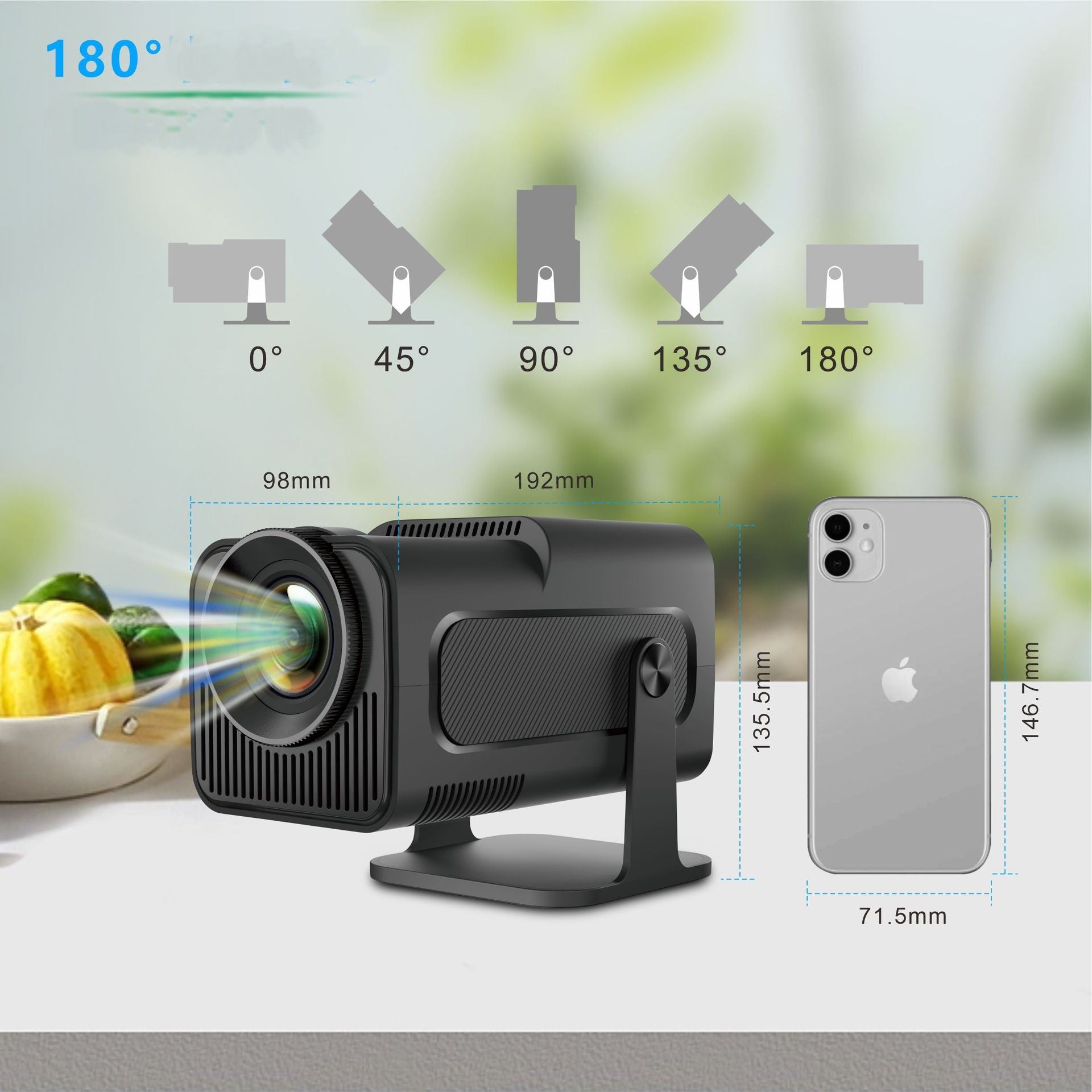 HOT ITEM! PORTABLE PROJECTOR Hot HY320 Projector Home Home Theater Entertainment Portable Projector HD 1080p Foreign Trade Model