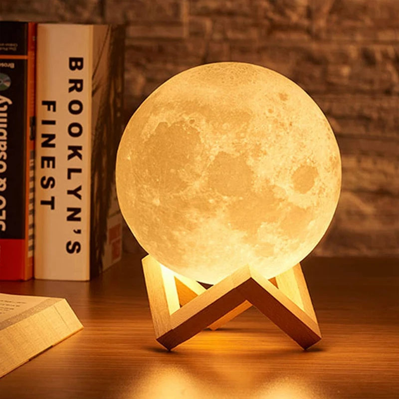 Book Light LED Moon Light Galaxy Light, Moon Night Light, Bedroom Decoration Indoor lighting