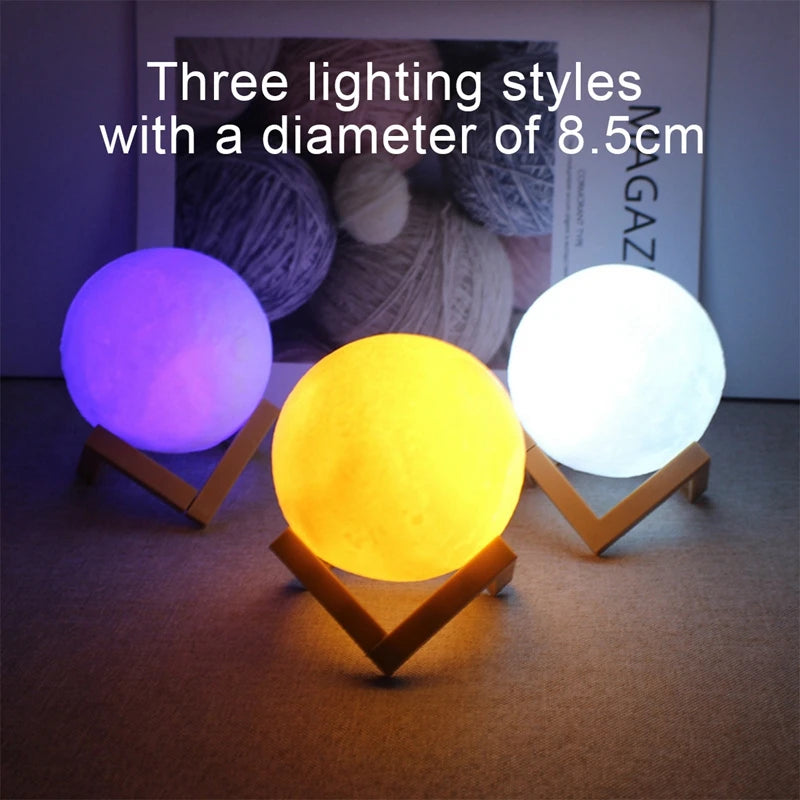 Book Light LED Moon Light Galaxy Light, Moon Night Light, Bedroom Decoration Indoor lighting
