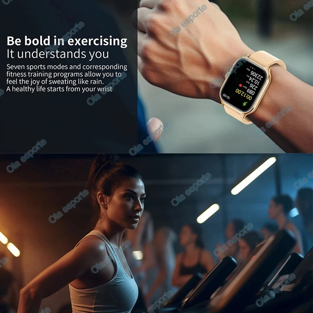 Smart Watch GTS Men Women 1.77 Full Touch Screen Sports Fitness Watch Bluetooth Call Android Phone Digital Multidial Smartwatch