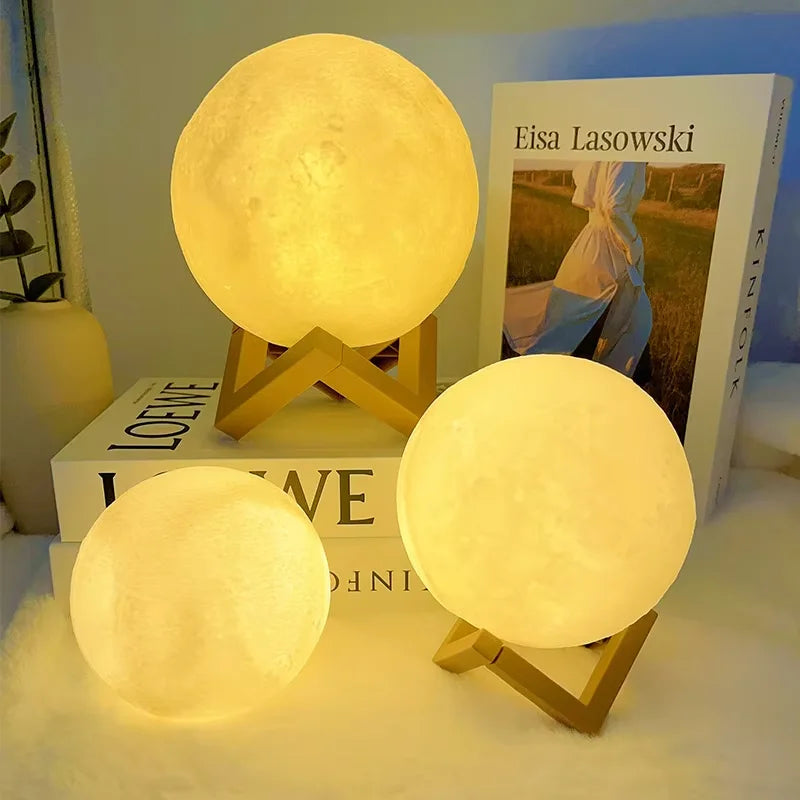 Book Light LED Moon Light Galaxy Light, Moon Night Light, Bedroom Decoration Indoor lighting