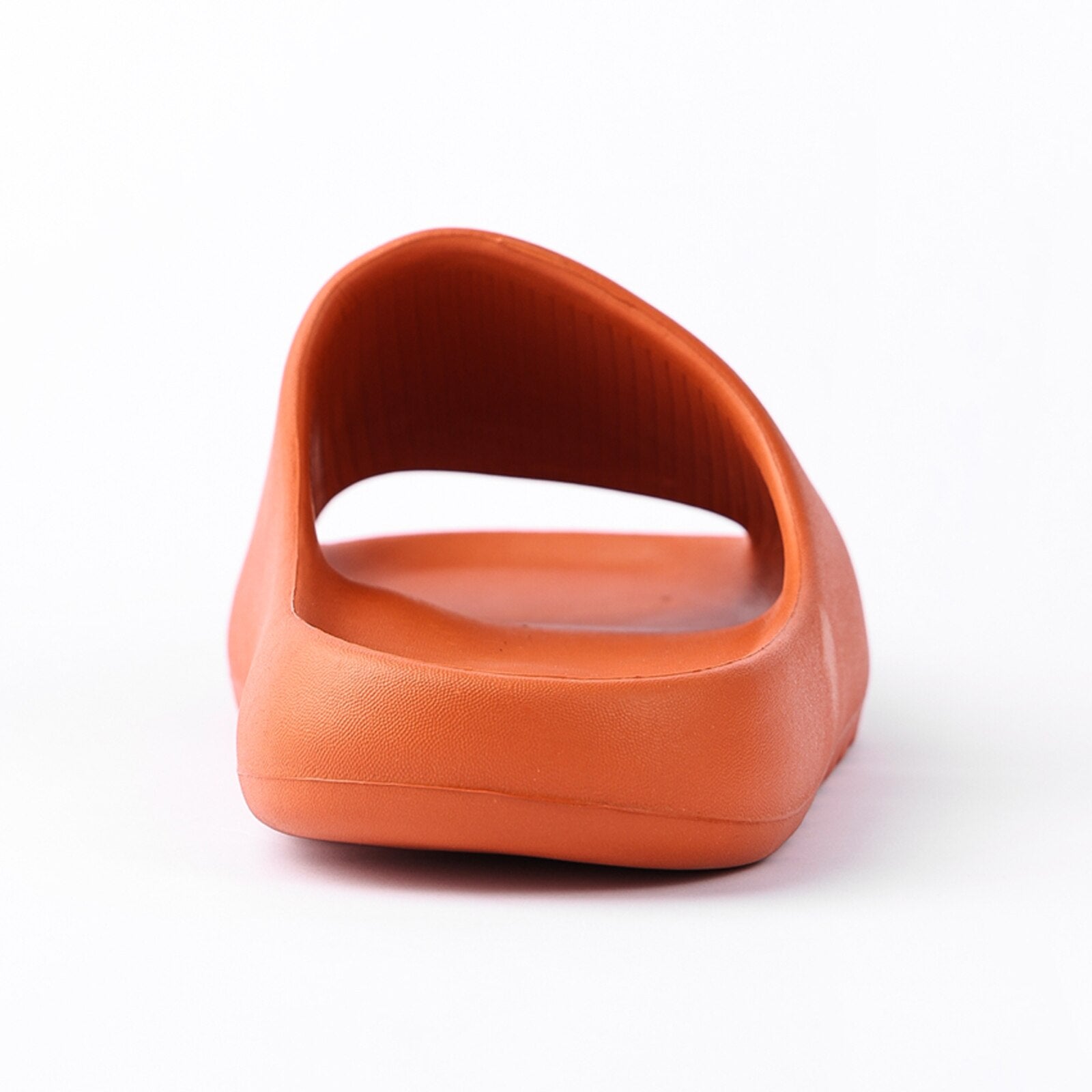 COMFY Platform Pillow Slides for Women - Orange Chunky Shower Slippers