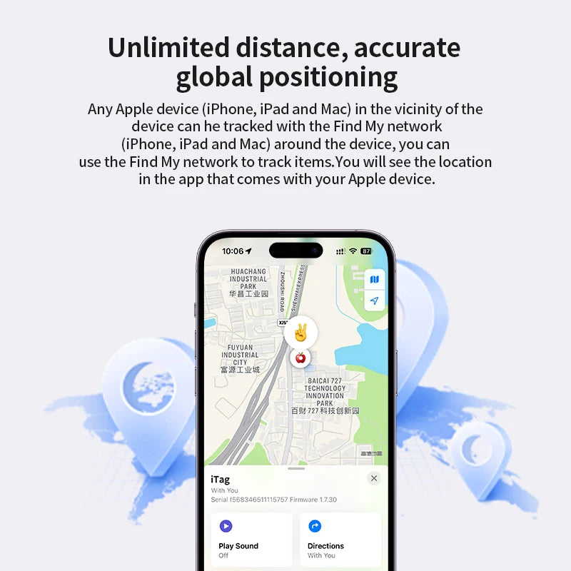 4/3/2/1 Pack Anti-lose Tracker for Apple Airtag Replacement via Find My Bluetooth GPS Tracker For Luggage IOS MFi Key Finder