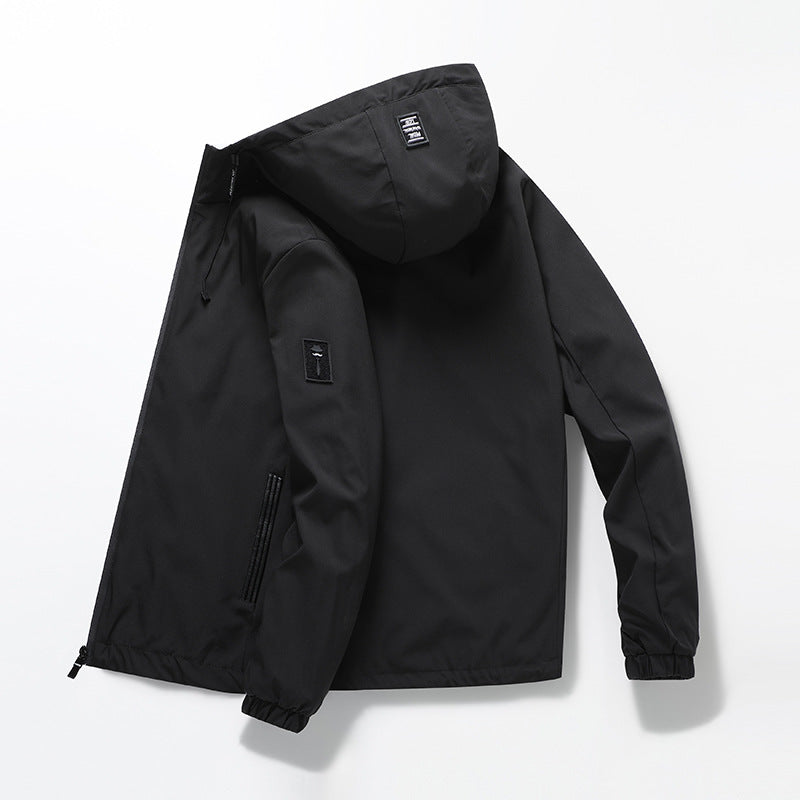 Men's Jacket Autumn New Hooded Fashion Casual Loose Jacket for Young Men Trendy spot
