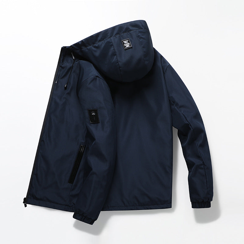Men's Jacket Autumn New Hooded Fashion Casual Loose Jacket for Young Men Trendy spot