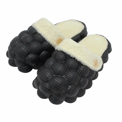 CUTE & COMFY SLIDES -Non-slip Warm Cotton Bubble Slides for Home