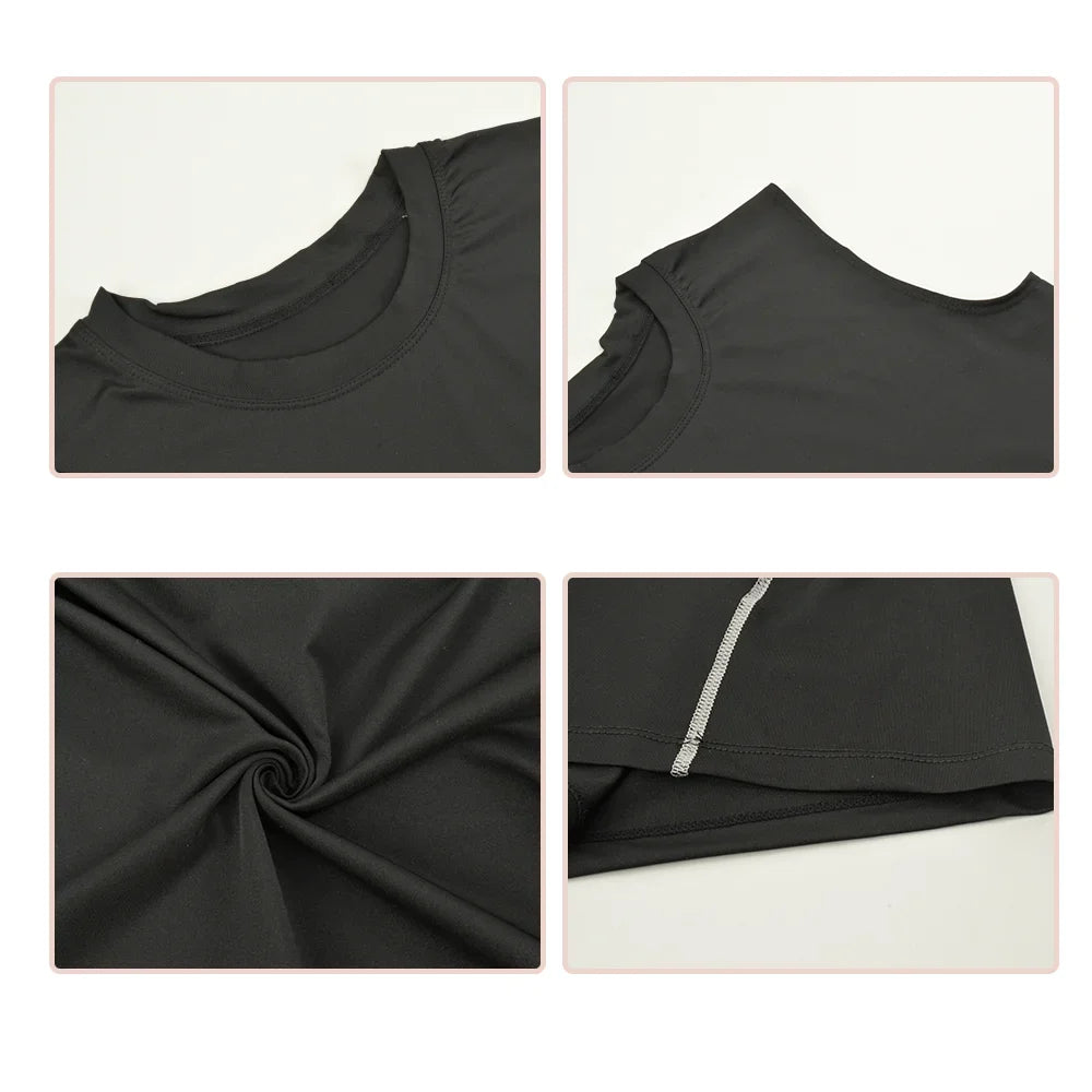 Men Compression Tank Top Quick-drying Jersey Slim Sleeveless Vest Breathable Quick Dry for Fitness Gym Sweat Cycling Active Tops