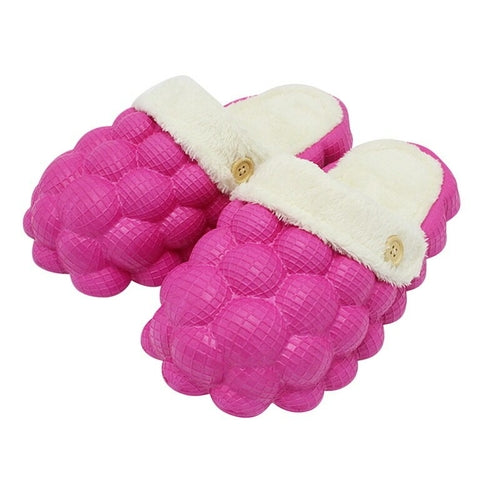CUTE & COMFY SLIDES -Non-slip Warm Cotton Bubble Slides for Home