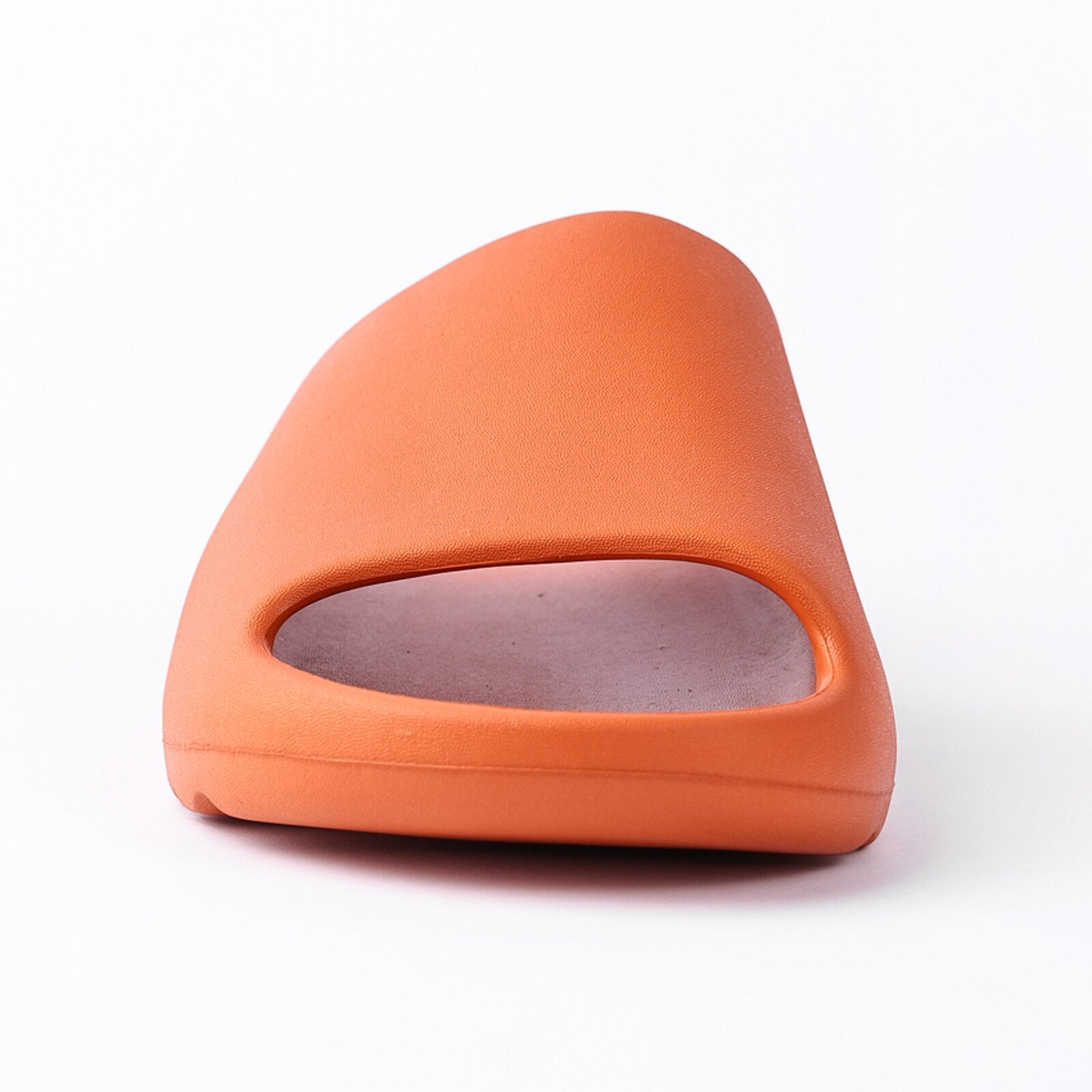 COMFY Platform Pillow Slides for Women - Orange Chunky Shower Slippers