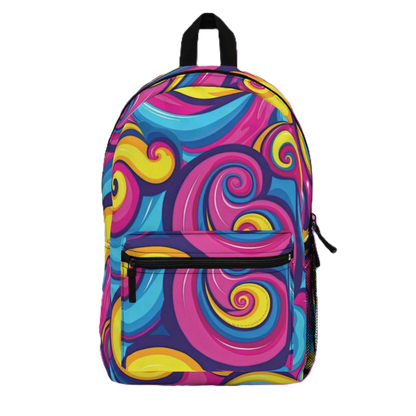 KSC's Exclusive Designs Swirl Backpack - Back to School Multicolor Backpacks