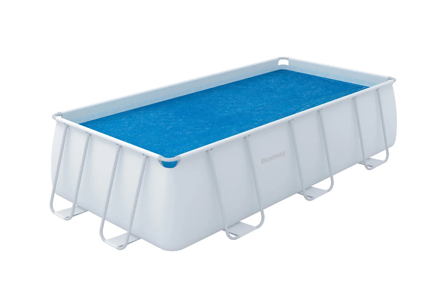Bestway 56251 4.04mx2.01mx1m Rectangular Metral Frame Swimming Pool for Family