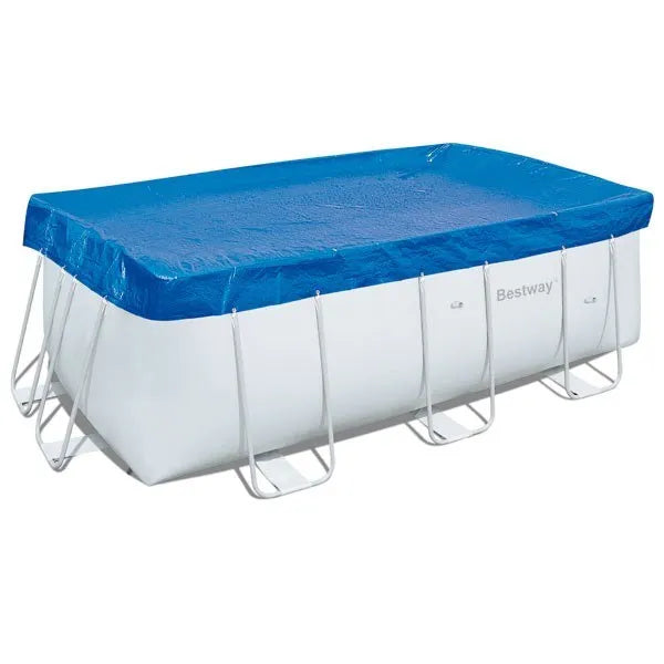 Bestway 56251 4.04mx2.01mx1m Rectangular Metral Frame Swimming Pool for Family