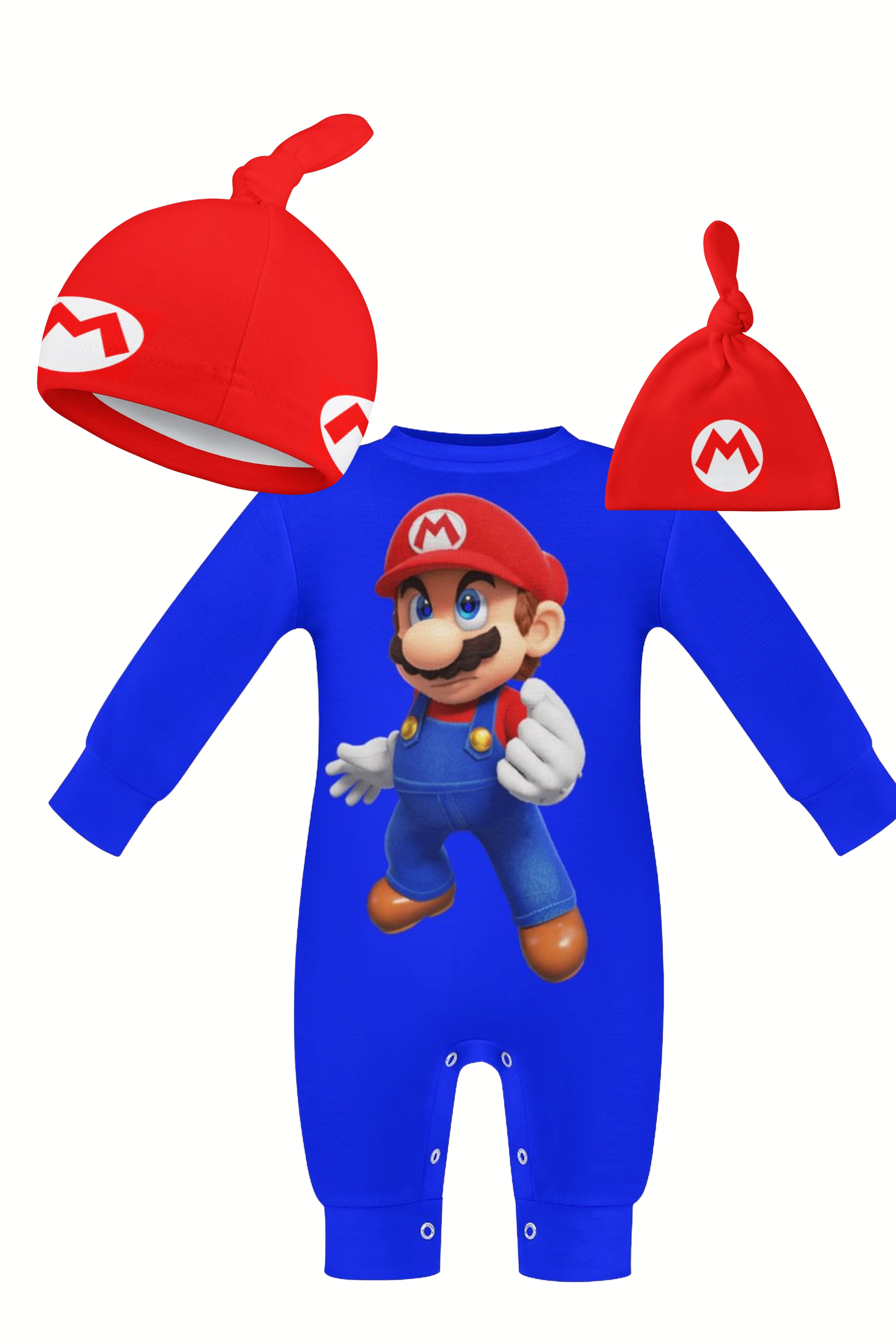 Mario -Baby Long Sleeve Onesie Set
