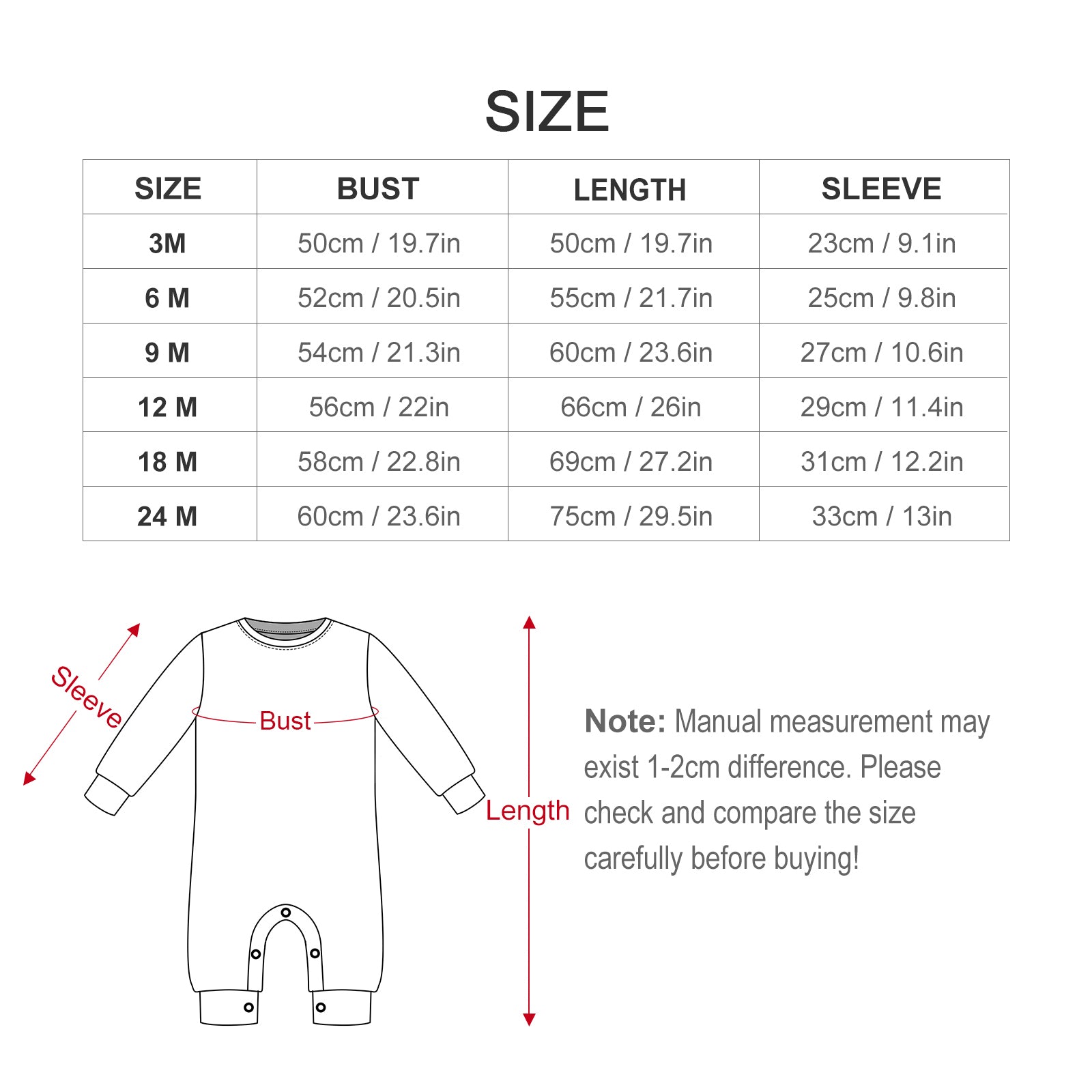Baby Christmas Onesie Long Sleeve Baby Onesie Romper