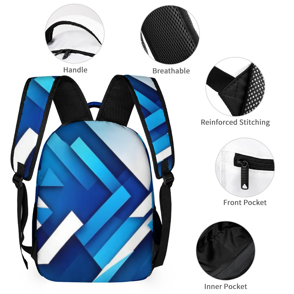 BACK TO SCHOOL BUNDLES -3PC Back To School Set - KSC's Custom Designs Back To School Sets - Backpacks, Three piece set combination Backpacks, Lunch Box, Pencil Bag/Organizer