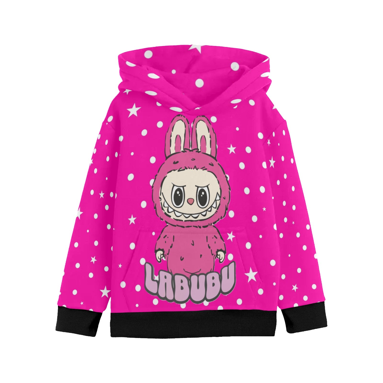 KSC's Little Girls' Labubu Designs Long Sleeve Hoodies