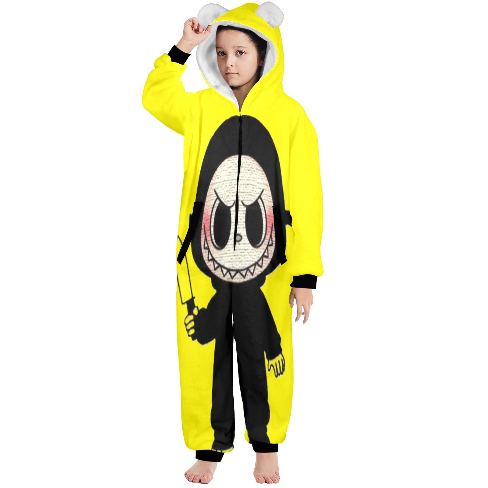 KSC's Halloween Big Kids Unisex Onesies (8 to 15 Years) Ghost Labubu