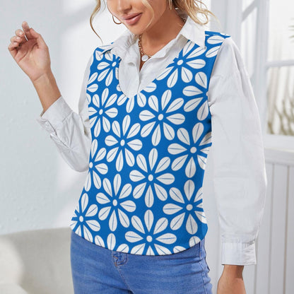 KSC's Custom Designs Women's Long Sleeve Button Knit Vest - 10 OPTIONS INSIDE