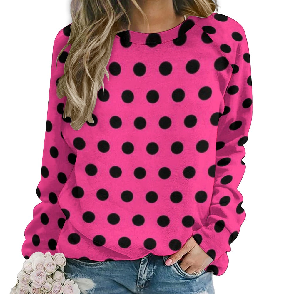 Raglan round neck KSC's Exclusive Women's Sweater Collection (10) Designs/Styles - Raglan round neck sweater