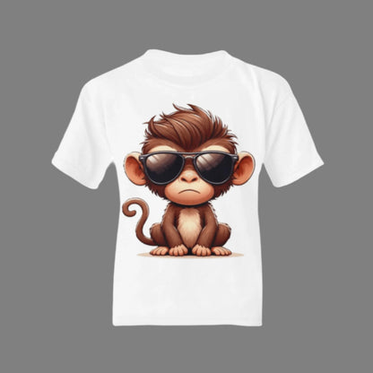 Cool Monkey Young Men's/Boys Kids Print T-shirt