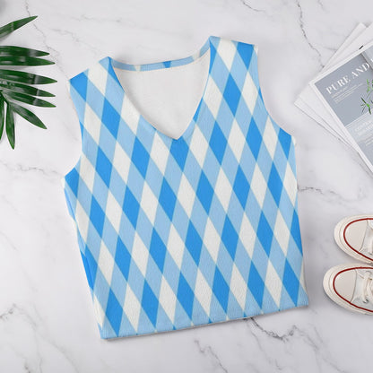 KSC's Custom Designs Women's Long Sleeve Button Knit Vest - 10 OPTIONS INSIDE