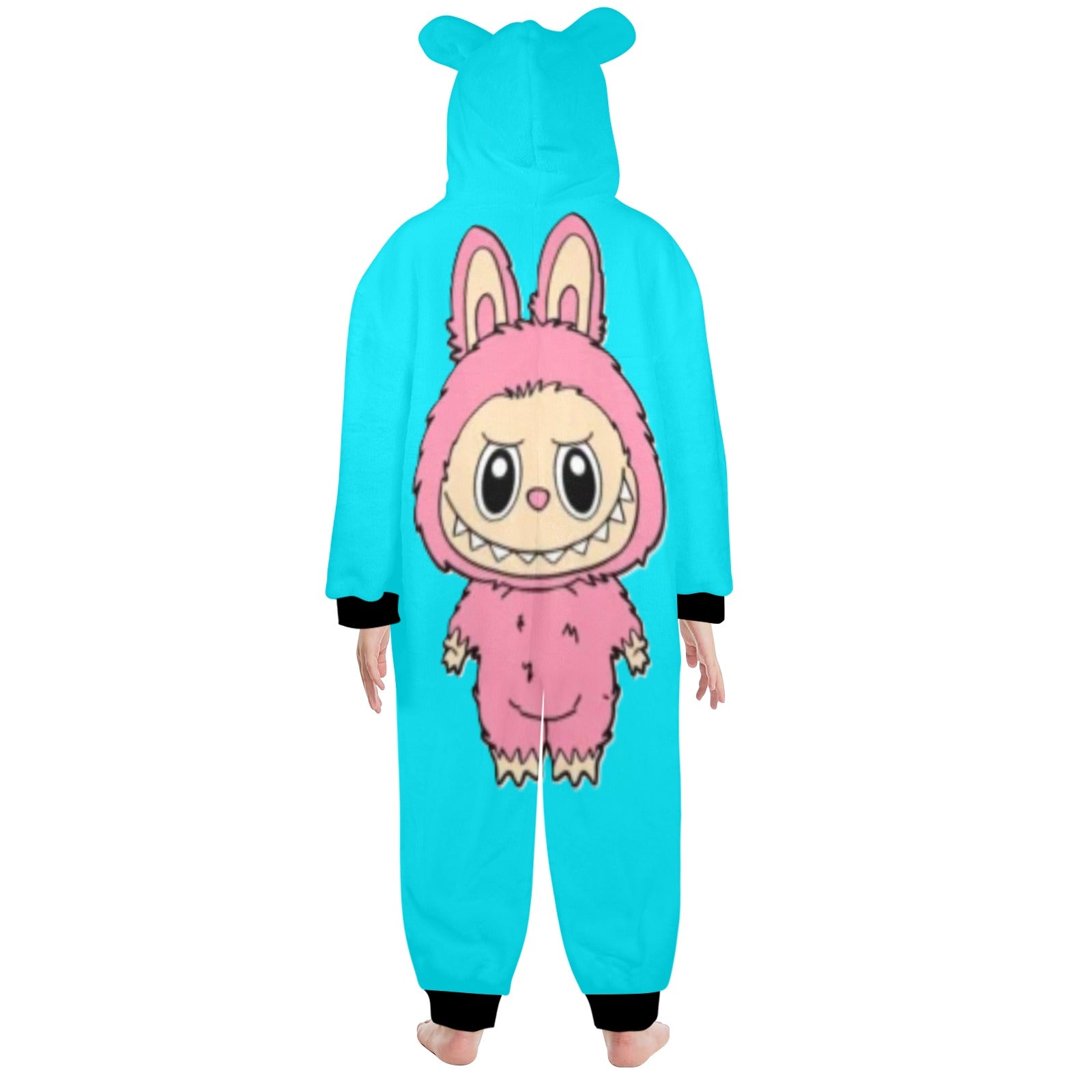 KSC's Exclusive Big Kids Onesie Labubu (8 to 15 Years) Teal Pink Labubu