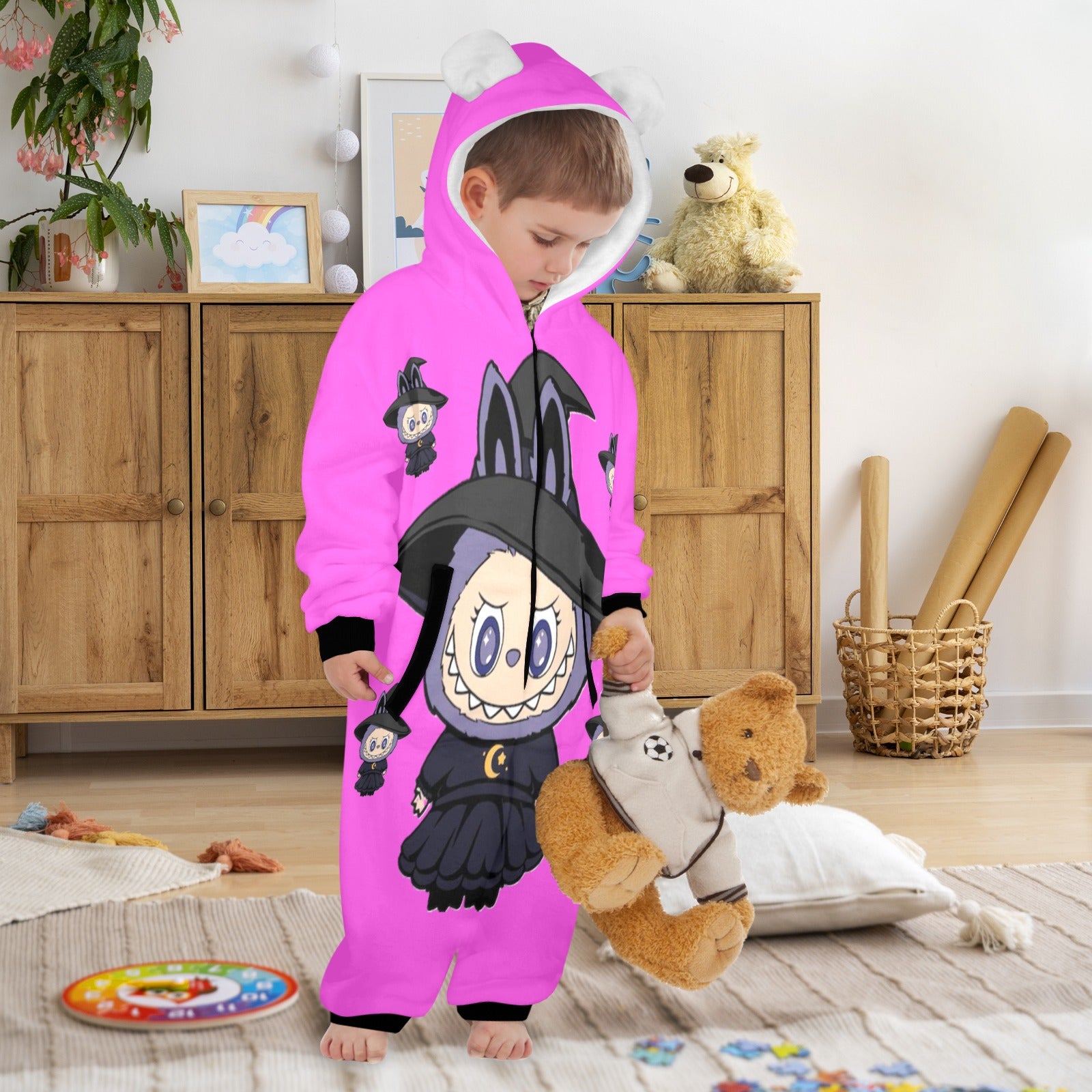 KSC's Halloween Exclusive Little Kids Unisex Onesie Labubu Witch