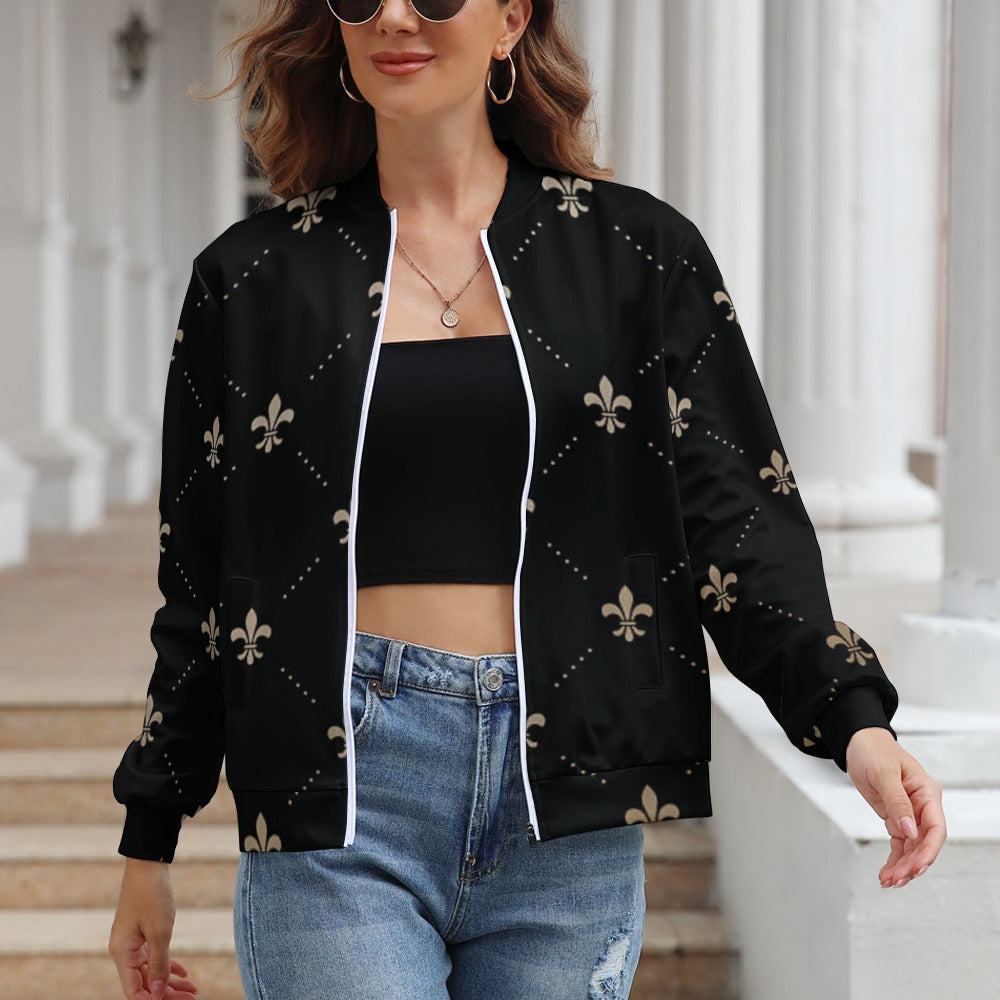 Women's Long Sleeve Zipper Jacket (10 Options) - KSC's Limited Edition Designer Collections