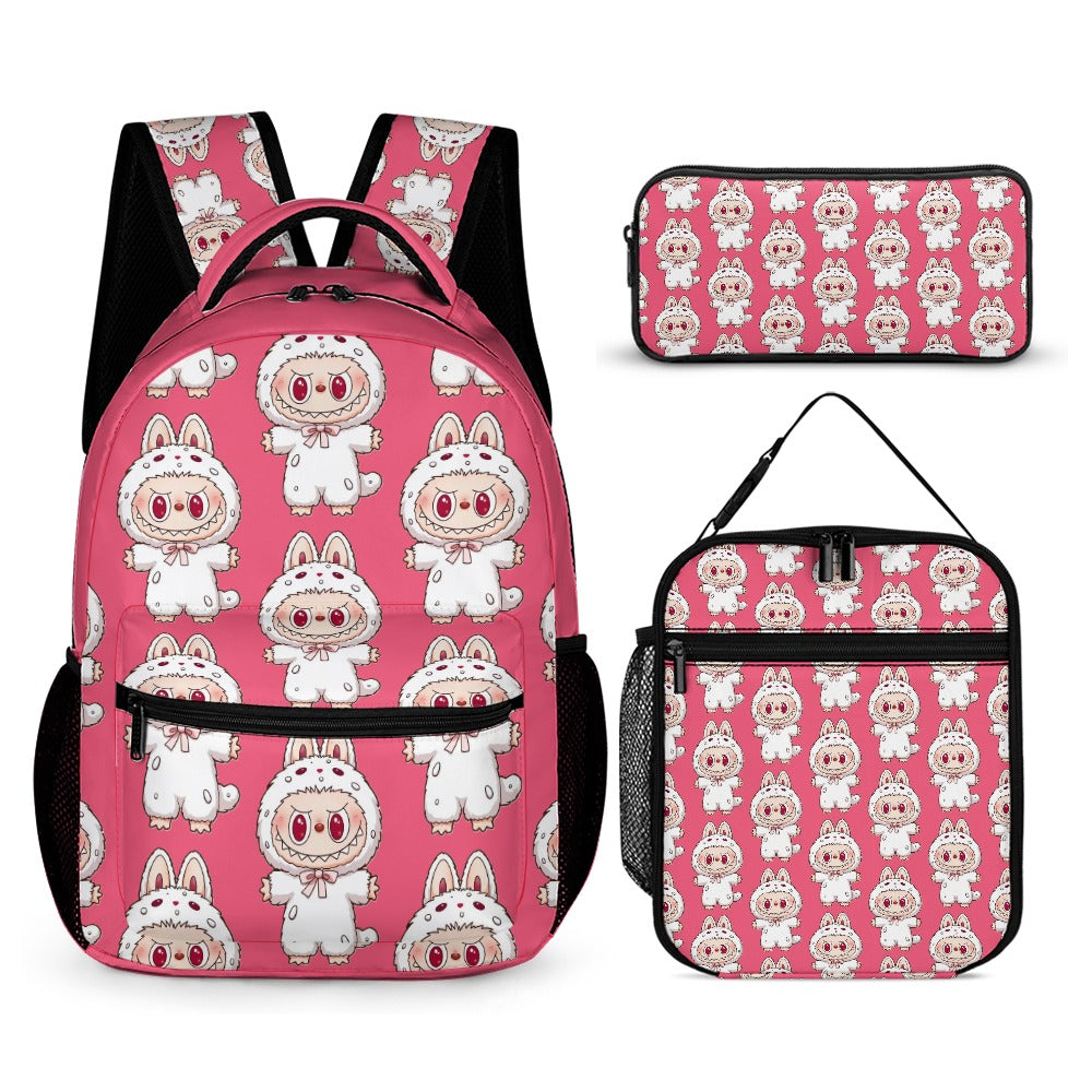 Cutest Exclusive Labubu Backpack Bundles, Three piece set combination - 10 different options to choose from!