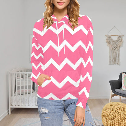 KSC's Exclusive Women's Stripe Design Hoodies Collection (10 Styles) Hoodie (Model H13)