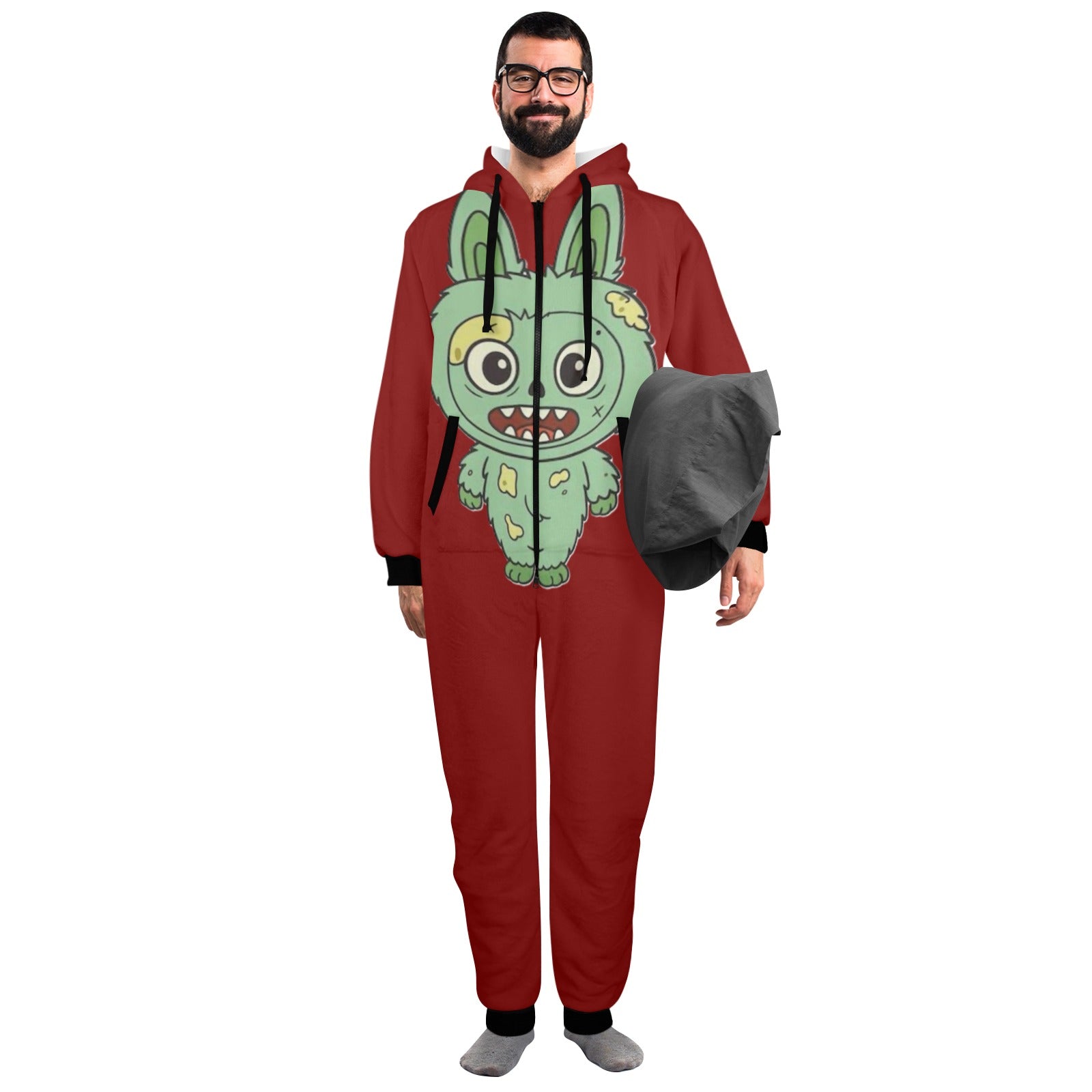 KSC's Exclusive Halloween Adult Unisex Onesie - Labubu Zombie