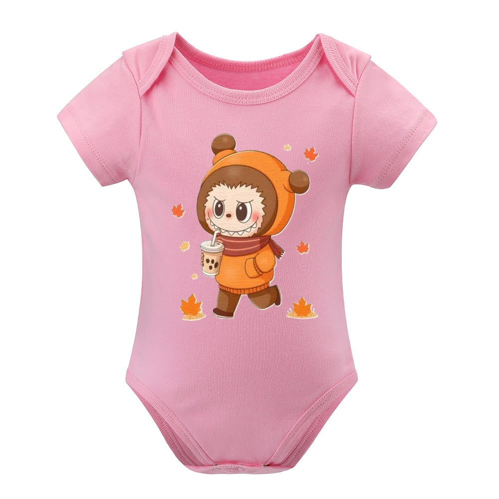 KSC's BABY LABUBU BODYSUIT -Short -Sleeve Baby's Bodysuit