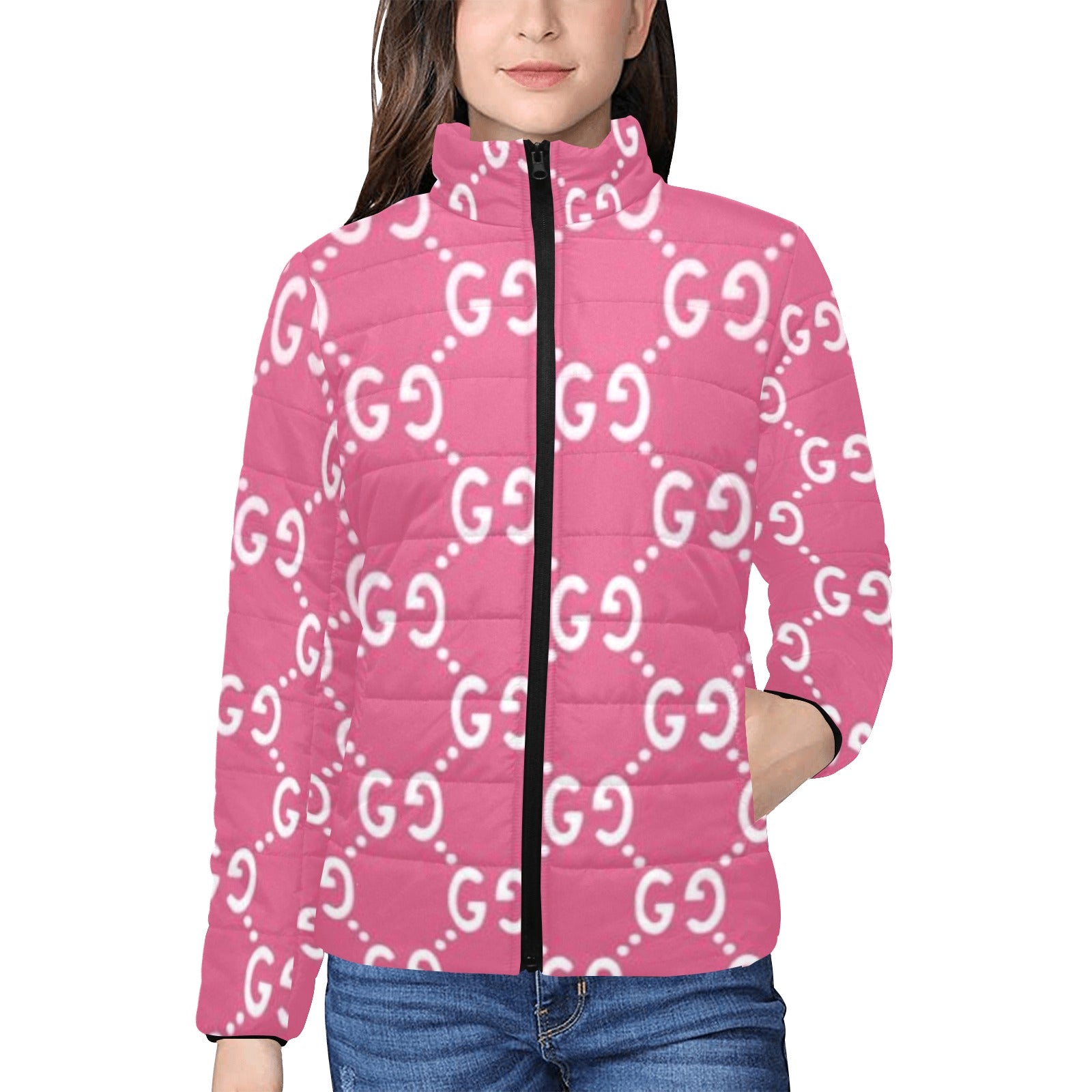 KSC's Exclusive  Women's Stand Collar Padded Jackets (10) Designs/Styles - Women's stand collar padded jacket(H41)