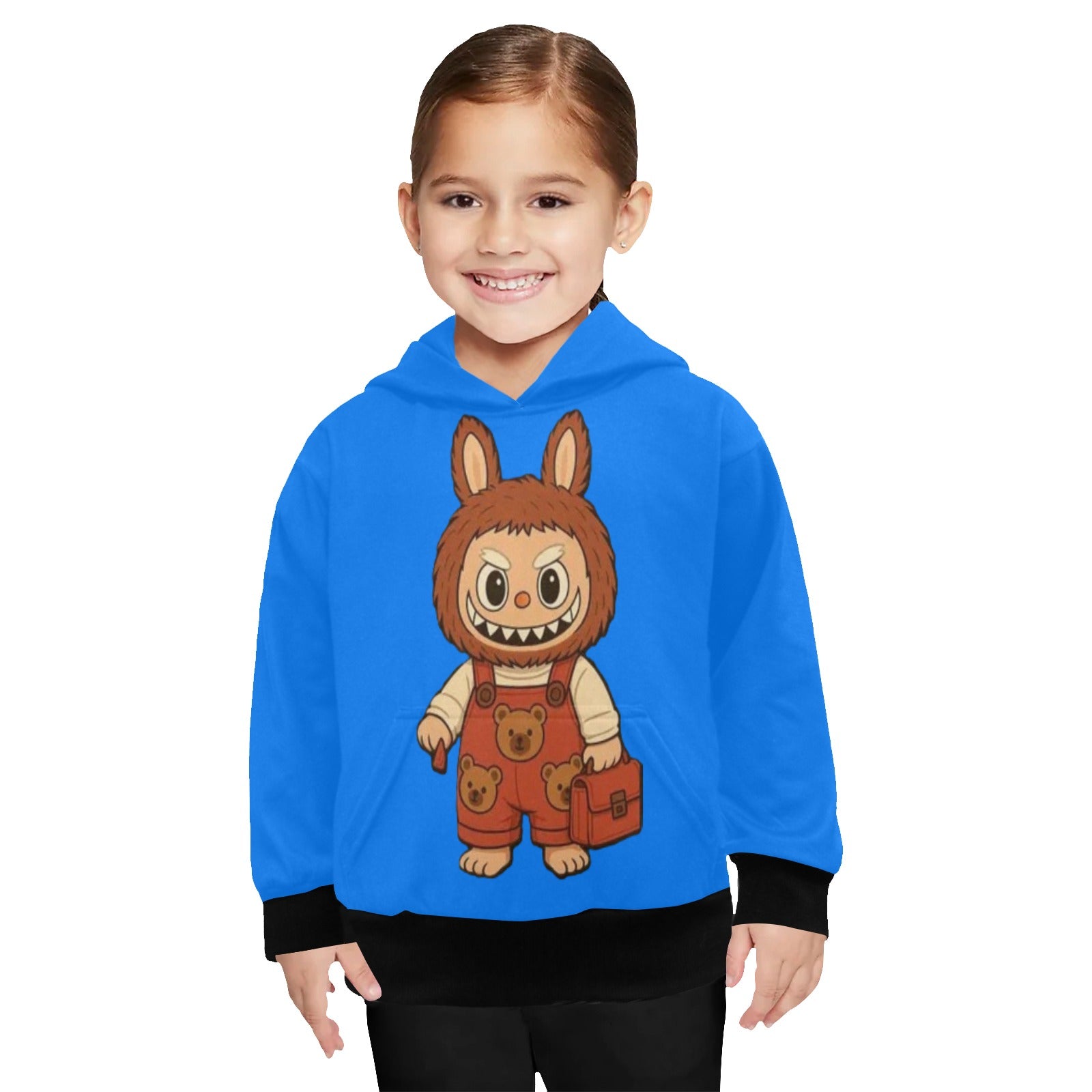 KSC's Limited Edition Labubu Hoodies -Little Girls' Long Sleeve Hoodie