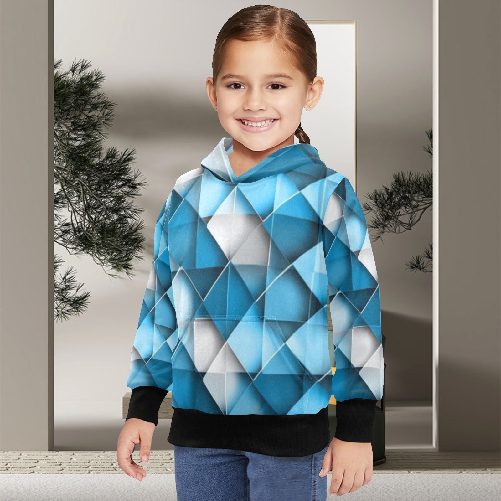 KSC's Exclusive Designs Little Girls' Long Sleeve Hoodie - Little Girls' Long Sleeve Hoodie